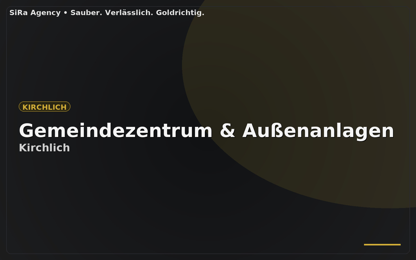 Gemeindezentrum & Außenanlagen
